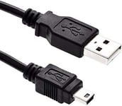 USB Charging Cable for Playstation Move Motion Controllers Charger Lead Black 2m