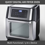 12L Digital Multi Air Fryer Oven  5 in 1 with 6 Accessories & 10 Pre-Set Modes