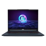 MSI Stealth 16 AI Studio Gaming Laptop - (16" 16:10 UHD+ MiniLED panel, Latest Intel Core Ultra 9 185H, NVIDIA GeForce RTX 4080, 32GB RAM, 2TB SSD, Windows 11 Pro) - Star Blue