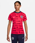 England Academy Pro Women's Nike Dri-FIT Football Pre-Match Short-Sleeve Top