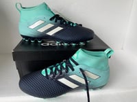 Adidas Ace 17.3 Blue AG Artificial Grass Football Boots UK Size 11 - New in Box