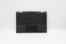 Lenovo Chromebook 300e 2nd Keyboard Palmrest Top Cover UK Black 5CB0T79493