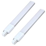 2-pack G23 LED-lampor AC 85-265v, Neutralvit 4000k, 1200lm, energibesparande ljus
