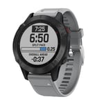 Silikonarmband Garmin Fenix 6 Pro Grå