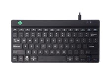 R-Go Ergonomic Keyboard Compact break - tastatur - QWERTY - USA - sort Indgangsudstyr