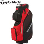 TAYLORMADE SUPREME 15-WAY GOLF CART TROLLEY BAG - BLACK / RED @ 35% OFF RRP