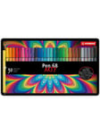 STABILO Pen 68 Arty metal tin of 30 colors