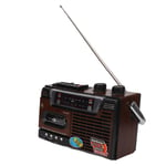 (UK)Cassette Player Retro Boombox Cassette Player AM/FM/SW1/SW2 Radio Portable