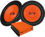 2-pack GAS MAD S1-124 & MAD A1-500.1D, 12" baspaket