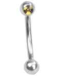 Radio Activ - 1.2 x 8 mm Ögonbrynspiercing