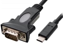 USB-C til seriel RS232 adapter kabel + adapter - 1.8 m