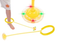 Hula hop ben hoppboll lysande LED gul