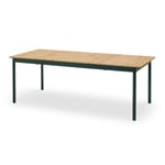 Skagerak Pelagus matbord teak 214x90,5 cm Hunter green