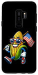 Coque pour Galaxy S9+ Maïs 4 juillet Drapeau USA Patriotique Amérique Maman Papa Enfants
