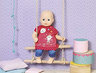 Dolly Moda Hängerchen mit Hose 36cm poupée, 870693, Coloré