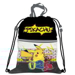 POKEMON 1482 Gymnastikpåse Gympapåse Gymbag Pikachu 45x35cm