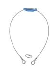 EUROLITE Safety Bond A 4x1000mm up to 15kg silver, Eurolite säkerhetsvajer A 4x1000mm upp till 15kg silver