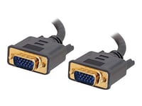 C2G 5M Flexible HD15 UXGA Male VGA to Male VGA Computer Monitor Cable