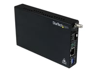Startech.Com Gigabit Ethernet-Fibermediaomvandlare Med Öppen Sfp-Port - Fibermediekonverterare - 1Gbe - 1000Base-Sx, 100Base-Lx, 1000Base-T - Rj-45 / Sfp (Mini-Gbic) - För P/N: Glcsxmmrgdst, J4858c10pkst, J4858cst, Sva12m2neua, Sva12m5na