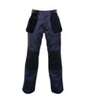 Regatta Mens Holster Workwear Trousers (Short, Regular And Long) (Navy/Black) - Size 44 Long
