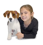 Lifelike Jack Russell Dog Plush Soft Toy - Melissa & Doug Amazing NEW