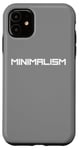 Coque pour iPhone 11 Minimalisme | Attitude minimaliste à la vie | Joie et bonheur