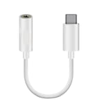 MOELECTRONIX USB 3.1 Type-C Headset Jack Suitable for Realme X50 Pro USB-C to 3.5 mm Headphone Connection Female Aux-In Audio Adapter Cable White