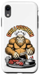 iPhone XR Bigfoot BBQ Grillsquatch Sasquatch Barbecue Grill Cook Chef Case