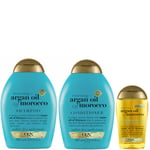 OGX Renewing+ Argan Oil of Morocco Regime Bundle for Shiny Hair