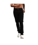 Levi's Mens Levis 512 Slim Tapered Jeans in Black Cotton - Size 32R