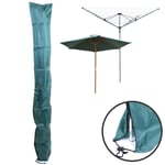 165cm Rotary Washing Line Cover Clothes Airer Drier Waterproof Parasol Protect