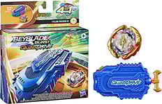 Hasbro Beyblade Burst QuadDrive Lanceur à Corde Cyclone Fury, Set de Combat avec toupie Multicolore