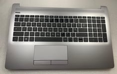 HP 250 G7 L50001-031  Palmrest UK English Keyboard With Stickers Label NEW