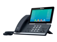 Yealink SIP-T57W - VoIP-telefon - med Bluetooth-grensesnitt med anrops-ID - IEEE 802.11a/b/g/n/ac (Wi-Fi) / Bluetooth 4.2 - treveis anropskapasitet - SIP, SIP v2, SRTP - klassisk grå