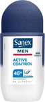 Sanex  Active Control50ml Roll On 48hr Anti-perspirant Protection 0% Alcohol