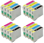 16 Non-OEM 16XL Ink Cartridges To Fit Epson WF-2520NF WF-2630WF WF-2750DWF