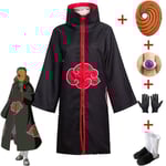 2023-tobi Cosplay kostym för pojkar Obito Mask Carnival Halloween kostym för barn Vuxen Lämplig för höjd 135cm-185cm 1 S