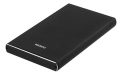DELTACO externt kabinett 1x2,5" SATA-HDD, USB-C, USB 3.1 Gen 2, svart