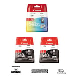 Genuine Canon PG-540XL & CL-541XL High Yield Ink Cartridges - INDATE BOX