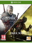 The Witcher III (3) Wild Hunt & Dark Souls III (3) - Microsoft Xbox One - RPG