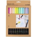 Creativ Company Akvarellpenna Two-Tip Brush Marker 12-set