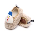 Baby Christmas Style Plush Warm Toddler Shoes M 13-18months