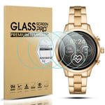 Diruite 4-Pack for Michael Kors Access Runway Screen Protector, 2.5D 9H Hardness Tempered Glass Screen Protector for MK Runway MKT5045 / 5048 Smartwatch