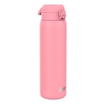 ION8 Gourde Isotherme 1 Litre, 920 ml, Anti-Fuite, Facile à Ouvrir, Verrouillage Sécurisé, Lavable au Lave-Vaisselle, Acier Inoxydable, Isolation Sous Vide, Idéale pour le Sport et le Yoga, Rose Rosé