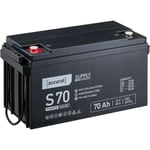 Supply S70 Batterie Décharge Lente 70 Ah agm au Plomb - Accurat