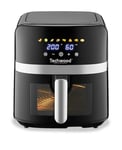 Friteuse sans huile 8L - TFR-806SHD | Cuisine saine avec moins de matières grasses | Capacité 8L jusqu’à 2 kg de frites | Panneau tactile digital | 8 programmes Techwood