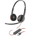 POLY Blackwire C3220 UC USB-A Headset