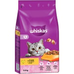 Whiskas 1+ Kylling - Økonomipakke: 2 x 3,8 kg