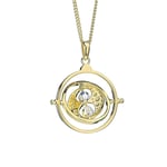 Harry Potter - Time Turner Sterling Silver & Gold Plated Necklace E... NEW