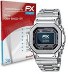atFoliX 3x Screen Protector for Casio GMW-B5000D-1ER clear